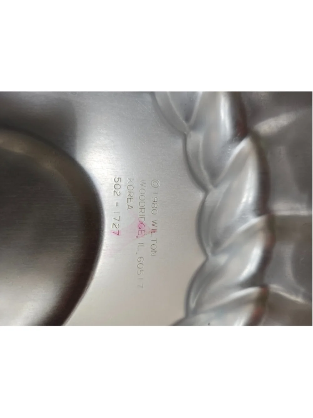 Vintage 1980 Wilton Easter Basket Cake Pan Aluminum Mold Jello Mold New